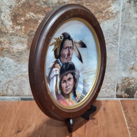 Vague Shadows The Blackfoot Nation Decorative Collector Plate by Perillo Eighth - Picture 4 of 16